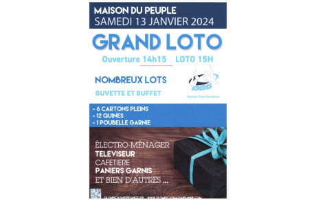 LOTO OGG Samedi 13 Janvier