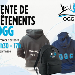 Vente des vêtements OGG au gymnase ce mercredi 7 octobre
